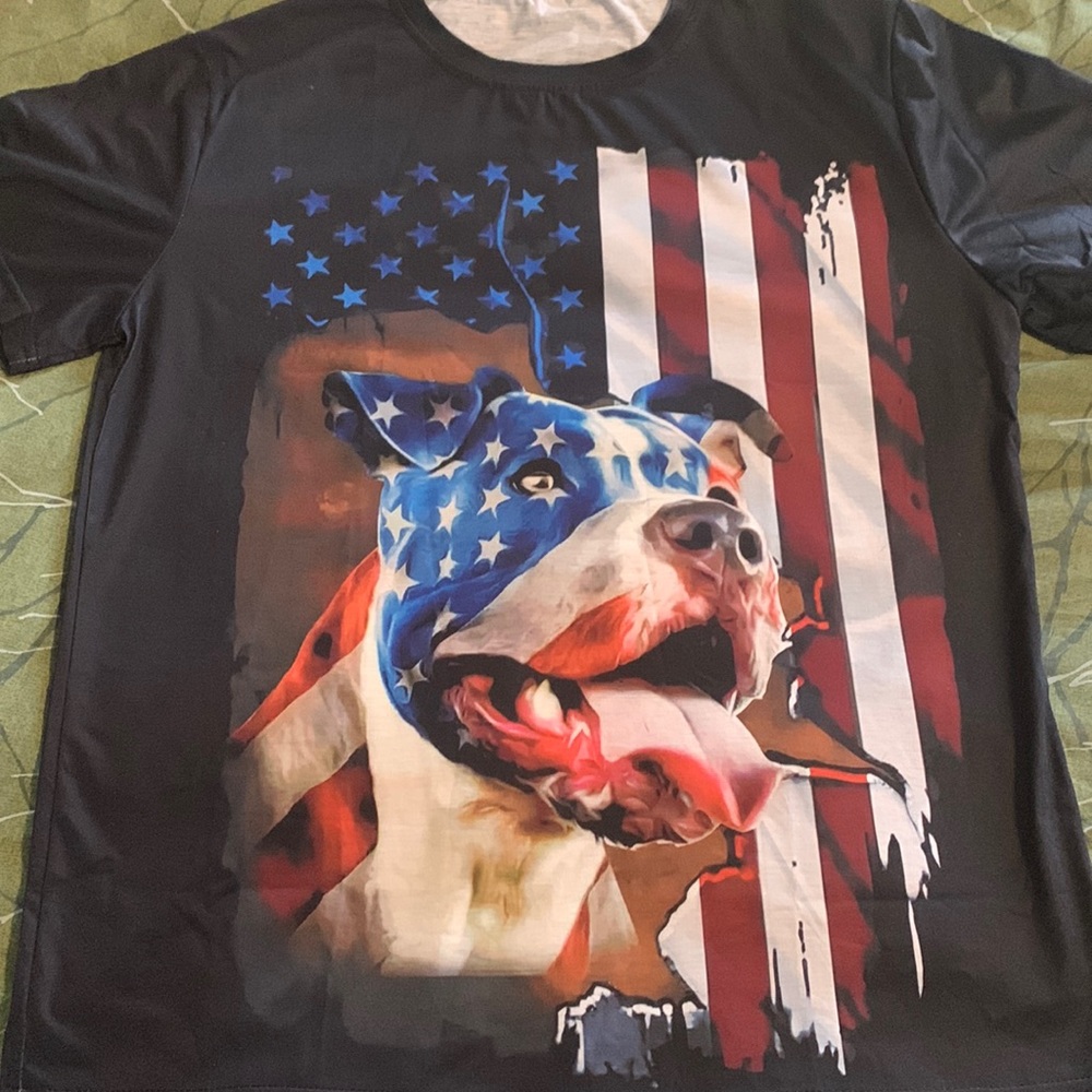 New American Bully Dog T-shirt Men’s Large